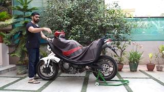 Customized Bike Covers  Review of our Cover [upl. by Aissatan]