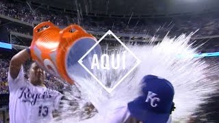 AQUI Raul Mondesi logra su primer imparable en Las Mayores [upl. by Nolham158]