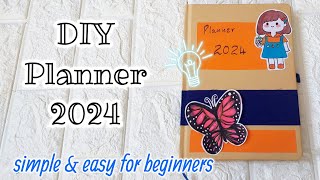 2024 planner How to make 2024 Planner for beginners  Planner making video Malayalam [upl. by Ahsema]