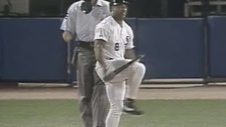 OAKCWS Bo Jackson breaks bat over his knee after K [upl. by Weider806]