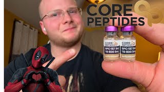 my second dosage of BPC157 AND TB500 PEPTIDES how I feel after 2 weeks HEALING LIKE DEADPOOL [upl. by Lubba]