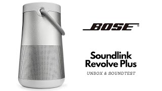 Bose Soundlink Revolve Plus 測試／開箱 [upl. by Zantos454]