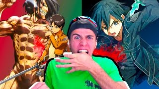 EREN VS KIRITO  EPICAS BATALLAS DE RAP DEL FRIKISMO  VIDEOREACCION [upl. by Eseer529]