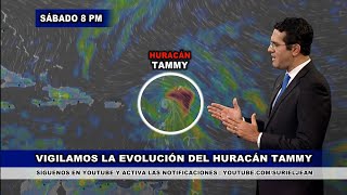 Sábado 21 octubre  Desde hoy comienzan las precipitaciones asociadas al Huracán Tammy en RD y PR [upl. by Latsyc]