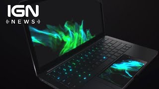 CES 2018 Razer Unveils LaptopPhone Hybrid  IGN News [upl. by Mayda]