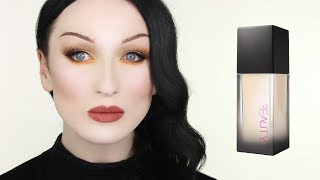 THE PALEST SHADE  HUDA BEAUTY Faux Filter Foundation Review [upl. by Idonah561]