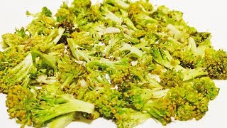 Oven Roasted Broccoli Recipe  How to Roast Broccoli in Microwave Oven  Broccoli Roast [upl. by Eedolem]