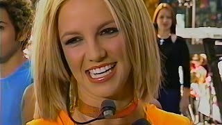 Britney Spears  Interview  Performances LIVE VOCALS The Today Show 2000 AI FHD [upl. by Sirob]