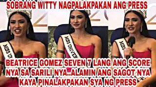 BEATRICE GOMEZ WITTY NG SAGOT NYA KUNG BAKIT 7 LANG SCORE NYA SA SARILI NYA [upl. by Lohner]