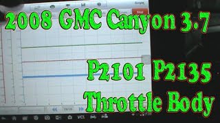 2008 GMC Canyon P2135 P2102 Throttle Body [upl. by Saimerej]