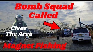 Very Dangerous Day Magnet Fishing  Bomb Fuses and More🧲💪magnetfishing crime bomb bombsquad [upl. by Romilda598]