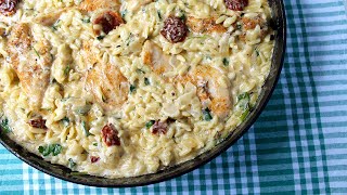 Невероятно вкусный рецепт Ризони с курицей в сливочном соусе Орзо Risoni orzo recipe [upl. by Laven132]