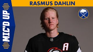 quotGive 72 The Puckquot  Rasmus Dahlin Micd Up At Buffalo Sabres Practice [upl. by Otrepur966]