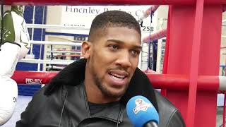 Anthony Joshua Gives His Prediction for Wilder vs Fury 2  Wilder vs Fury 2 [upl. by Nnylecyoj]