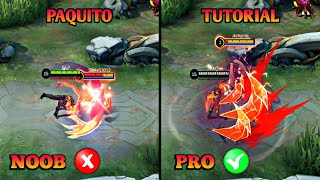 PAQUITO TUTORIAL 2023  MASTER PAQUITO IN JUST 13 MINUTES  BUILD COMBO AND MORE  MLBB [upl. by Anurb]