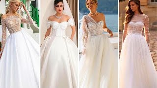 Look Elegant and Comfortable on Your Wedding Day with These Elegant Wedding Dress Ideas  Bridal [upl. by Pooh]