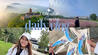 Vlog 1 ngày nghỉ lễ Quốc Khánh tại Nam Thông Trung Quốc [upl. by Anoet]