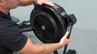 Concept2 Indoor Rower Maintenance Tips Cleaning the Flywheel [upl. by Yddeg]