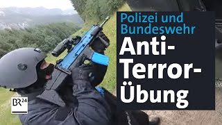 Polizei und Bundeswehr üben Terrorabwehr im Allgäu  Abendschau  BR24 [upl. by Rosenberger766]