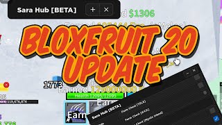 NEW BLOXFRUIT UPDATE 20 SCRIPT AUTOFARM MOBS AUTOFARM CHEST [upl. by Rabiah]