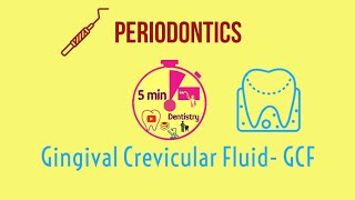 GCF  Periodontics  easy lecture  5 min DENTISTRY [upl. by Kirtap355]