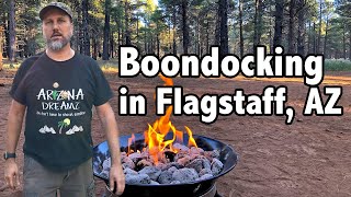 Flagstaff Arizona Camping Boondocking in Flagstaff AZ Dispersed Camping [upl. by Glaudia]