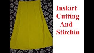 Saree Inskirtஉள் பாவாடை Cutting and Stitching for beginners in Tamil [upl. by Norahs593]