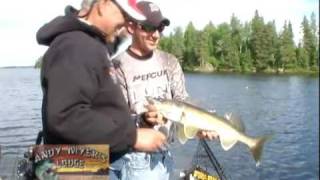 Walleye amp Smallmouth Bass Fishing at Eagle Lake in Ontario Canada [upl. by Lurline]