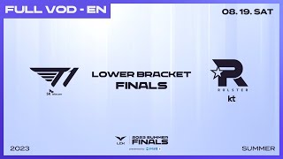 T1 vs KT  2023 LCK Summer Lower Bracket Finals [upl. by Leno]