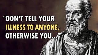 ✅HIPPOCRATES quotThe Father of Medicinequot  The Best Quotes of Hippocrates [upl. by Weissman260]