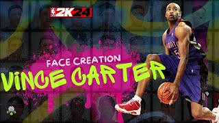 BEST VINCE CARTER FACE CREATION NBA 2K24 [upl. by Ansel725]