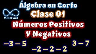 Álgebra En Corto 01  Suma y resta de Números con Signo [upl. by Althee]