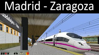 Madrid Puerta de Atocha  Zaragoza Delicias  Renfe AVE Serie 103  LAV Iberia  Train Simulator [upl. by Magdalene652]