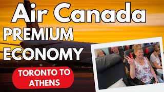 We Flew Air Canadas Premium Economy Boeing 777 From Toronto to Athens [upl. by Fulvi75]