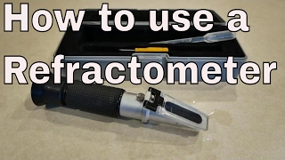 how to measure salt level in saltwater aquarium  how to measure salinity using a refractometer [upl. by Otreblig]