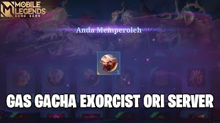 GAS GACHA SKIN EXORCISTS HAYABUSA amp GRANGER 2024  MOBILE LEGENDS [upl. by Saenihp]