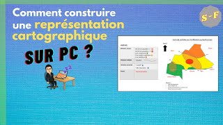 Comment construire une représentation cartographique sur pc  Exemple avec une carte schématique [upl. by Ahsert288]