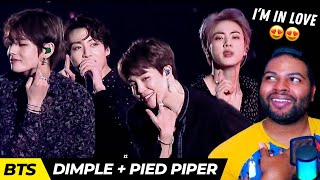 Ooh These Vocals 🤩  BTS 방탄소년단  Dimple 보조개 amp Pied Piper 파이드파이퍼 Live REACTION [upl. by Ailla]