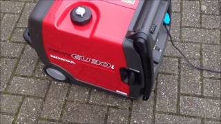 Honda EU30I 3000 Watt inverter generator 230V [upl. by Bouchard]