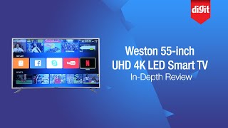 Weston 55inch UHD 4K LED Smart TV InDepth Review [upl. by Bremen]