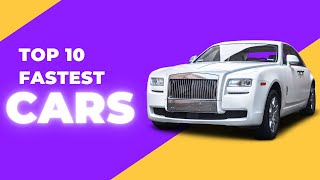 Top 10 Fastest Cars in the World 🚗💨 [upl. by Helms]