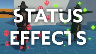 Unity Status Effect System With Scriptable Objects  Damage Over Time Movement Penalty [upl. by Magena572]