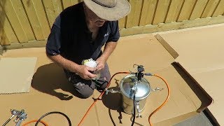 👍 Part 22 BlackRidge Air Spray Gun with 10 litre Spray Tank the best spray gun for fence painting [upl. by Mansoor]