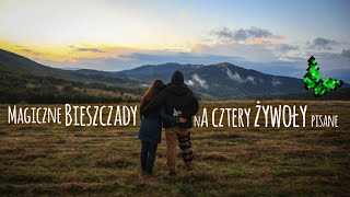 Magiczne Bieszczady jesienią i cztery żywioły Woda ogień wiatr ziemia [upl. by Eninaj]