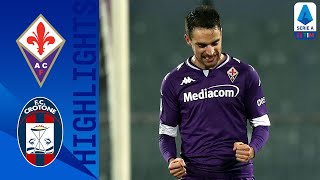 Fiorentina 21 Crotone  Fiorentina hold off Crotone comeback to secure the 3 points  Serie A TIM [upl. by Brosy841]