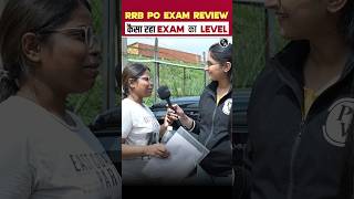 कैसा रहा Exam का Level RRB PO Exam Review rrbpo ibpsrrbpo bankingwallah [upl. by Aicirt195]