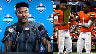 Madden 20 Career Mode  National Championship Game amp NFL DRAFT Face Of The Franchise [upl. by Florie]