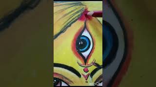 শুভ মহালয়া❤️ music song newsong art durgadrawing durgamaa durgadrawing durgapuja [upl. by Omrellug]