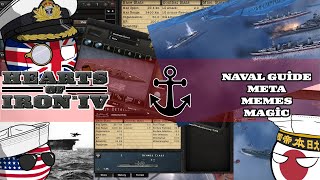 HoI4 Guide Singleplayer Naval Guide  Ships Missions Fleet Build  1105 Meta 2021 [upl. by Brom]