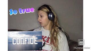 Juice WRLD  “CONFIDE” Lyric Video REACTION [upl. by Derreg]